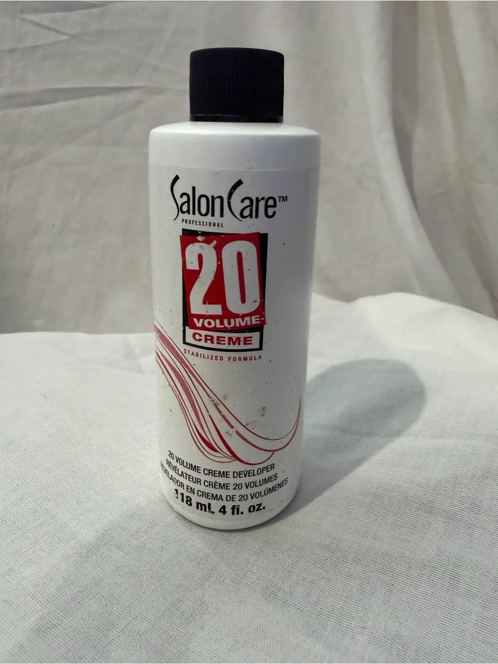 Salon Care 20 Volume Creme Developer - White with Red Accents
